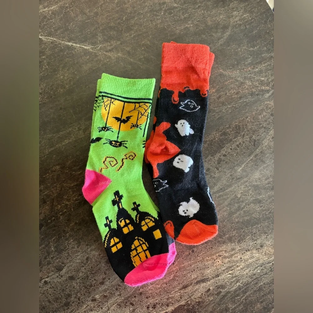 Halloween themed kids socks size youth small